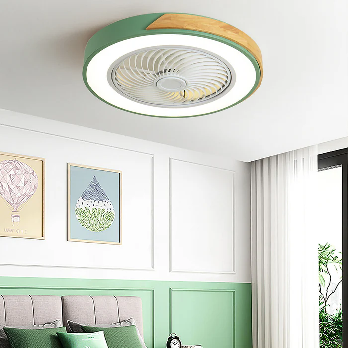 Contemporary Wooden Ceiling Fans With LED Lights