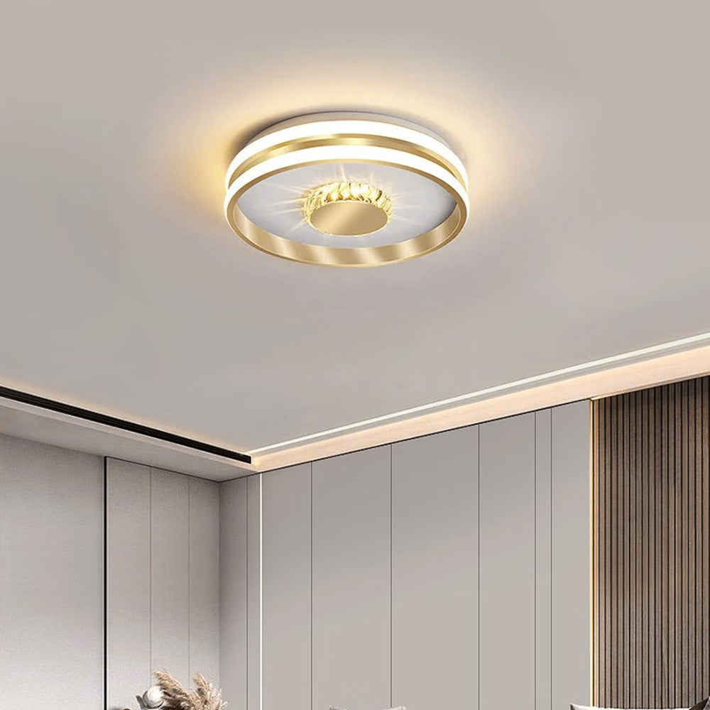 Modern Chic Crystal Ceiling Light