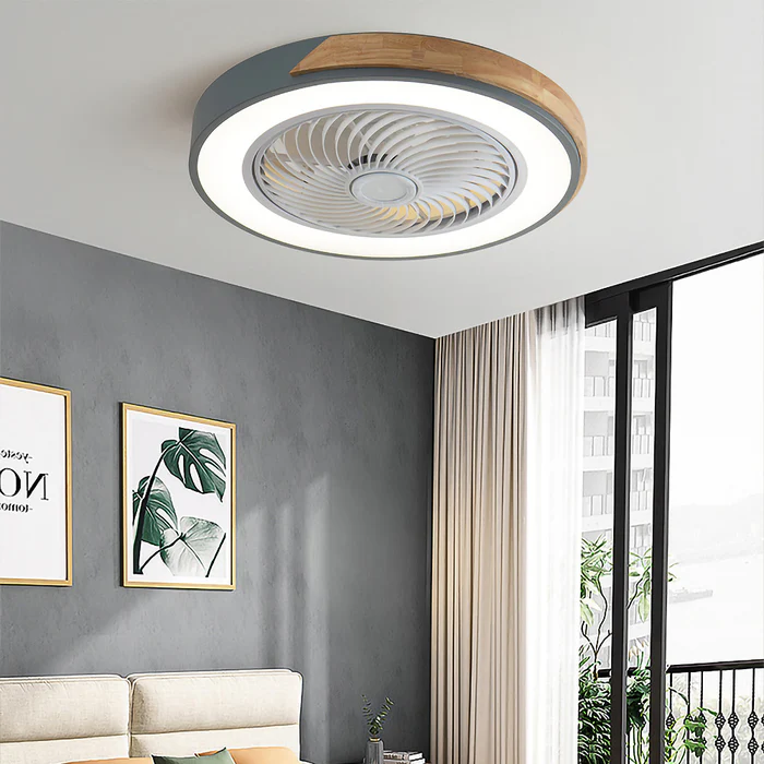 Contemporary Wooden Ceiling Fans With LED Lights