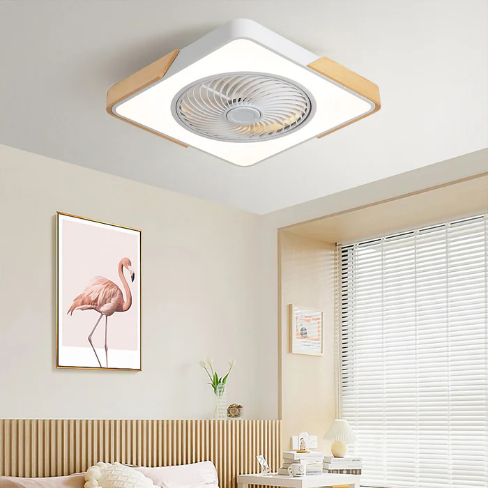 Contemporary Wooden Ceiling Fans With LED Lights