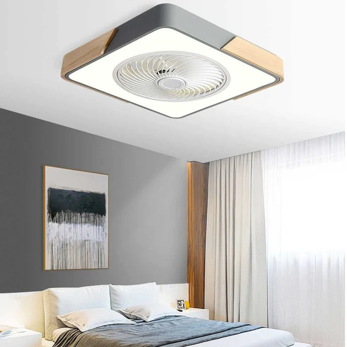 Contemporary Wooden Ceiling Fans With LED Lights