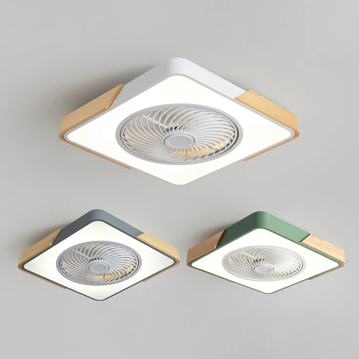Contemporary Wooden Ceiling Fans With LED Lights