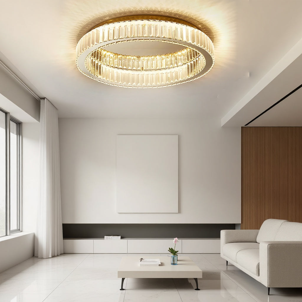 Modern Creative Round Crystal Ceiling Light