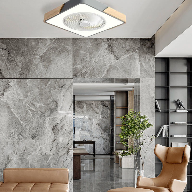 Contemporary Wooden Ceiling Fans With LED Lights