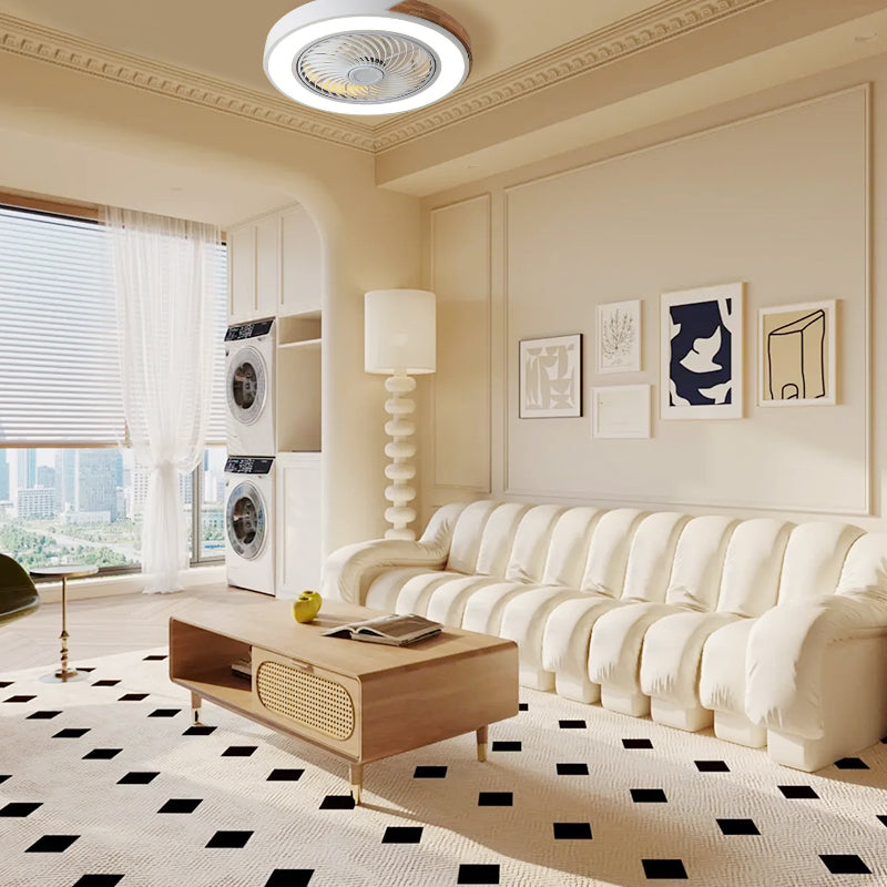 Contemporary Wooden Ceiling Fans With LED Lights