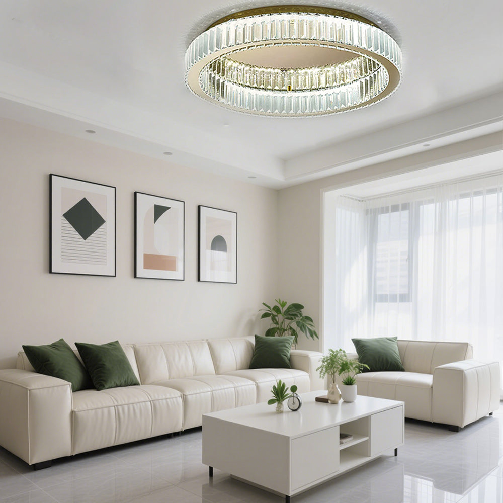 Modern Creative Round Crystal Ceiling Light