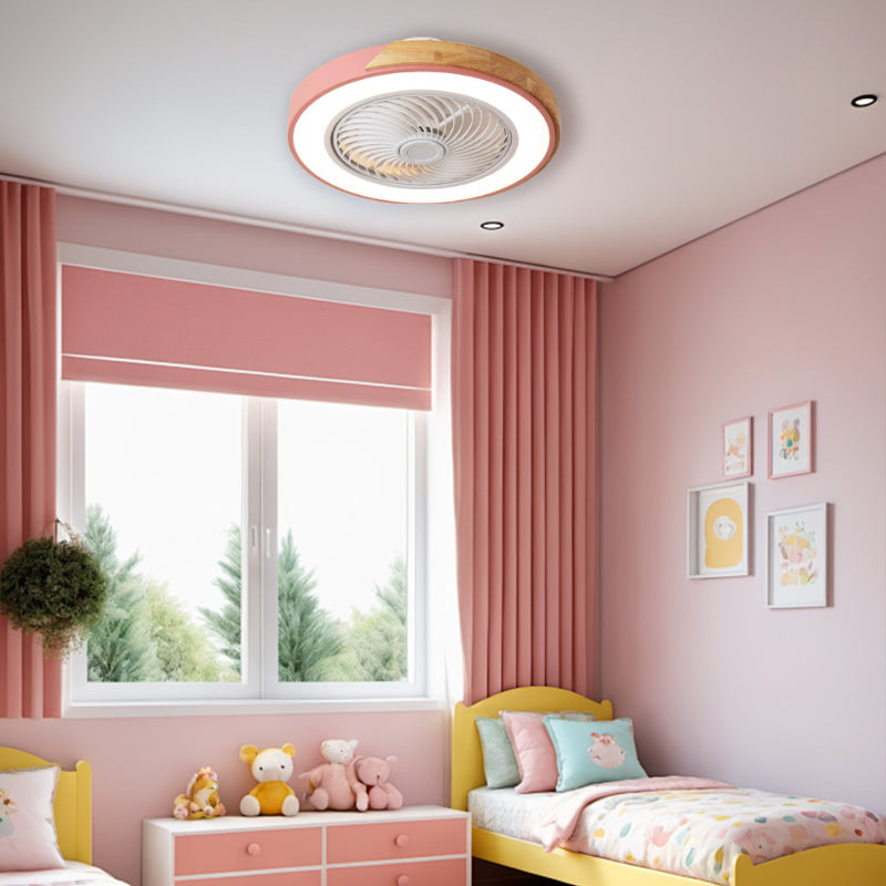 Contemporary Wooden Ceiling Fans With LED Lights