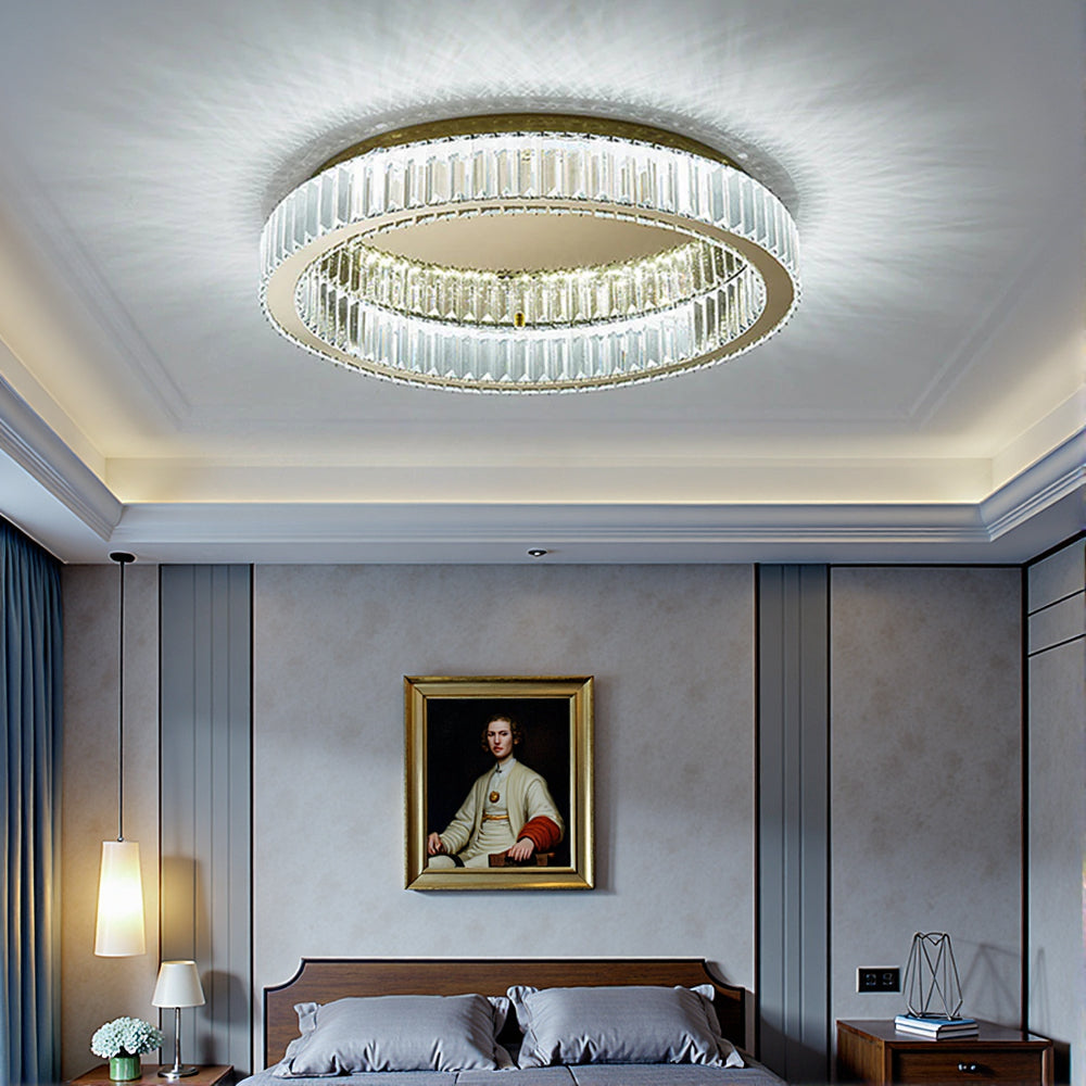 Modern Creative Round Crystal Ceiling Light