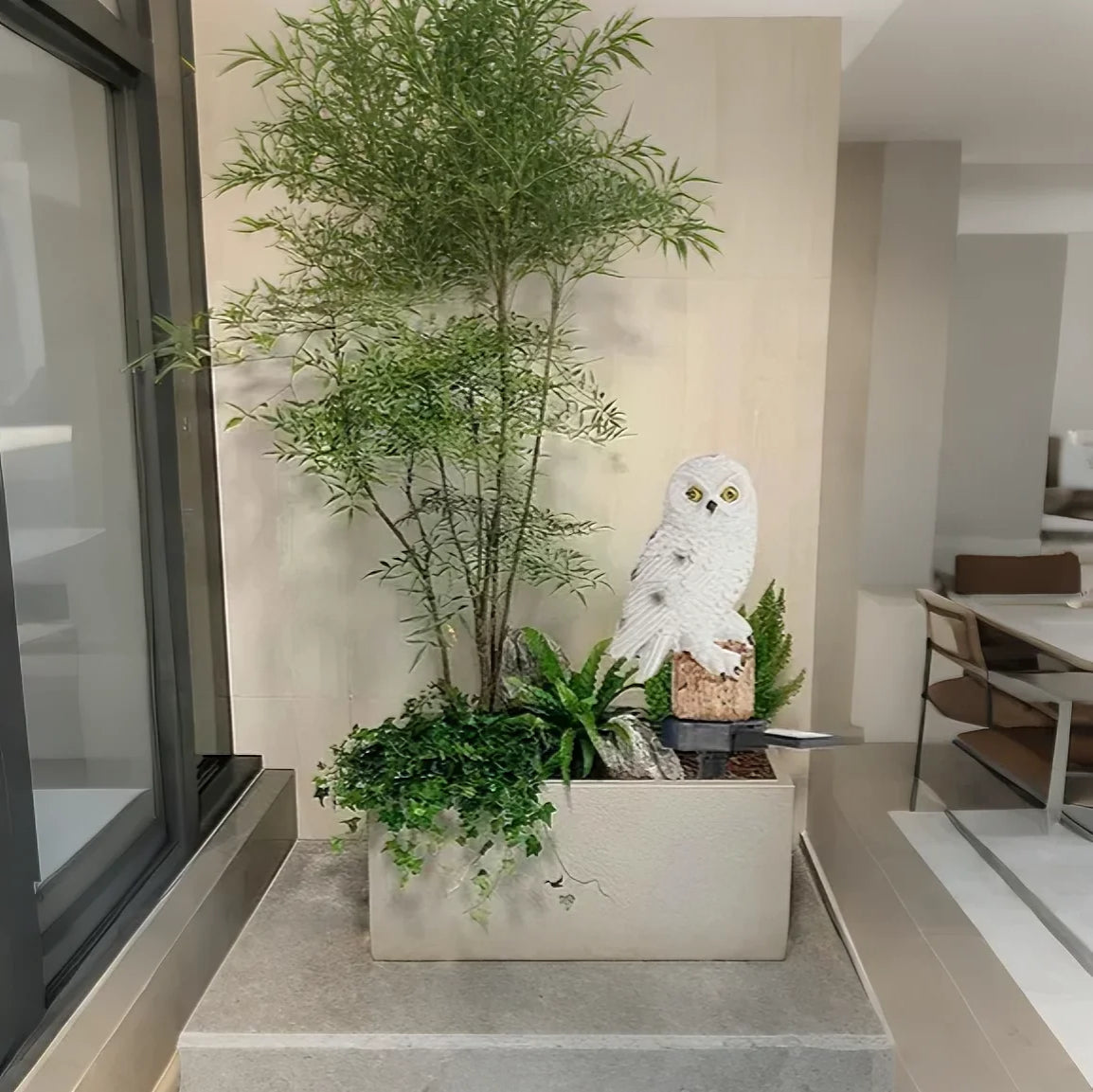 Creative Solar Owl Lamp