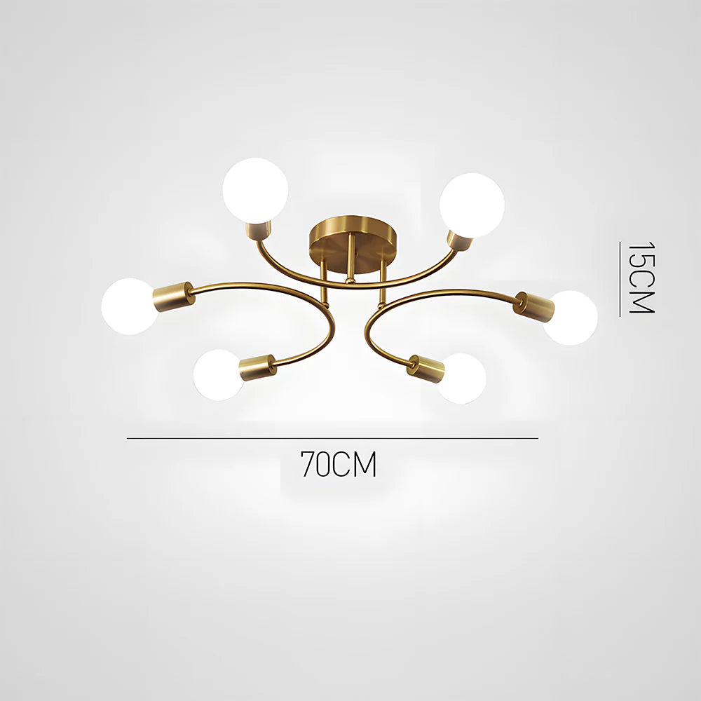 Modern Creative Multi-Bulb Ceiling Light