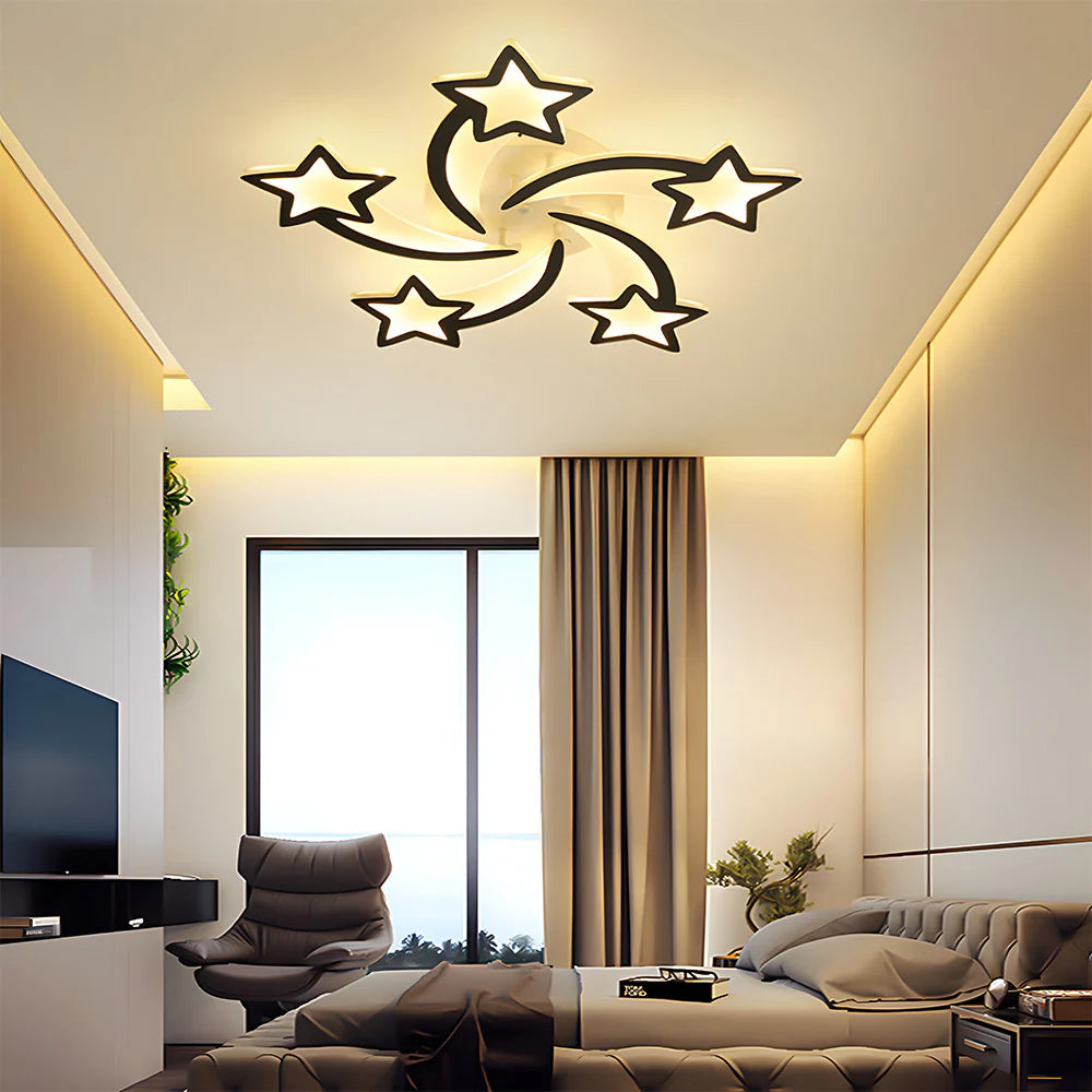 Modern Creative Stars Design Ceiling Light