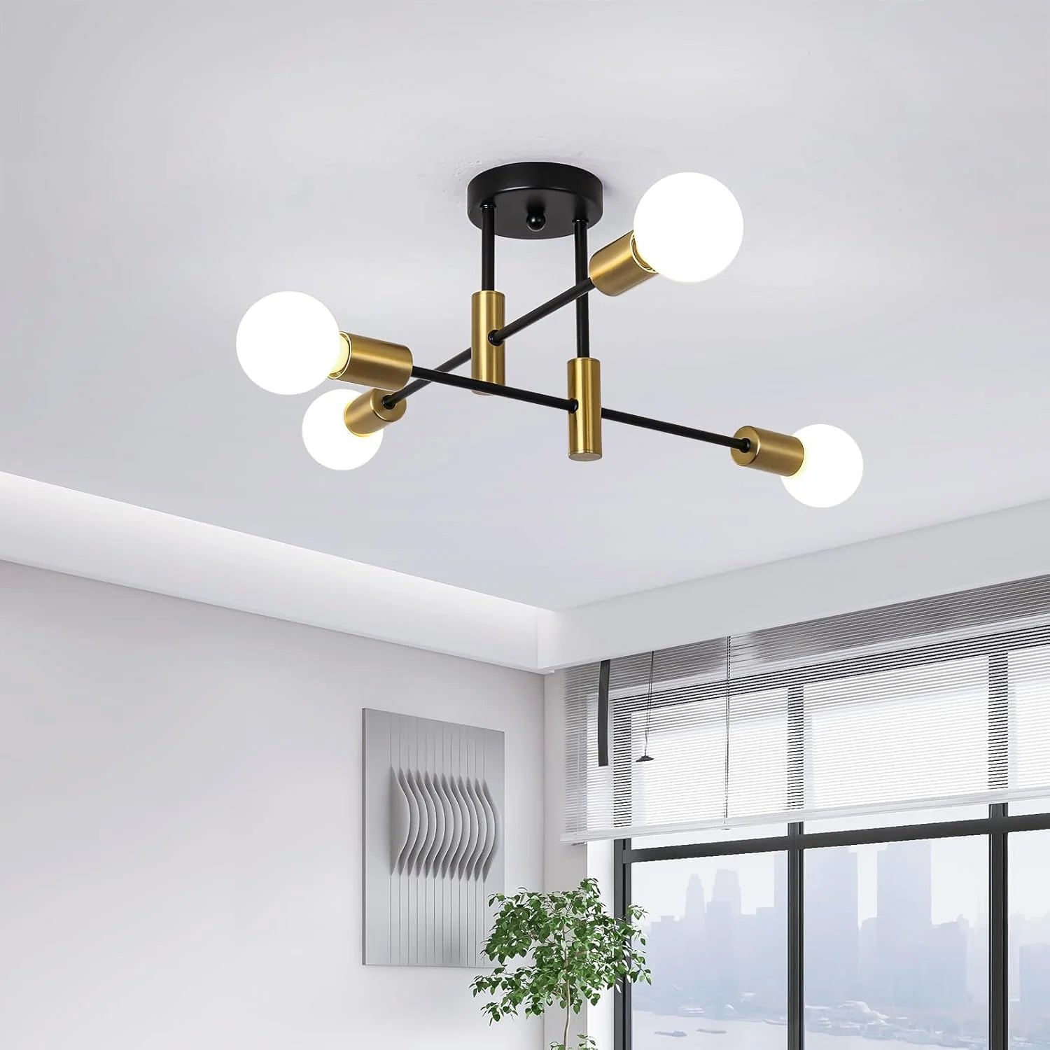 Modern Nordic Multiple Blubs Ceiling Light