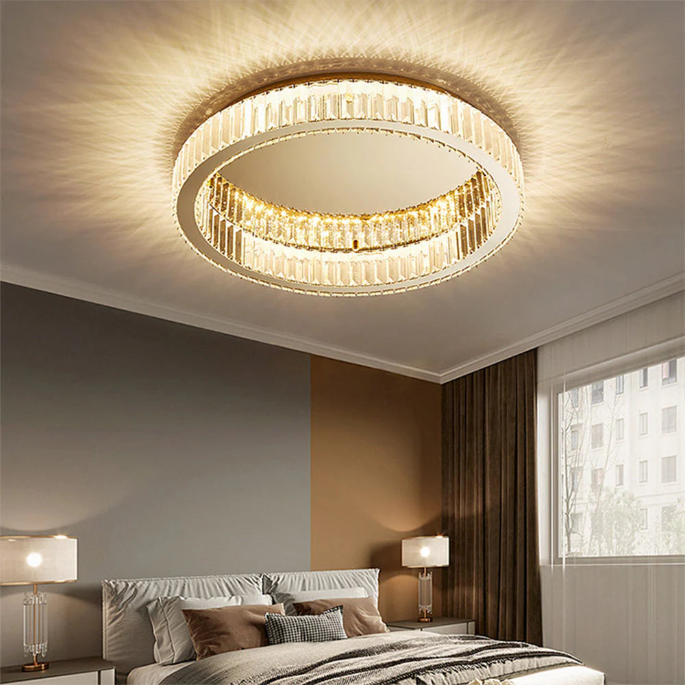 Modern Creative Round Crystal Ceiling Light