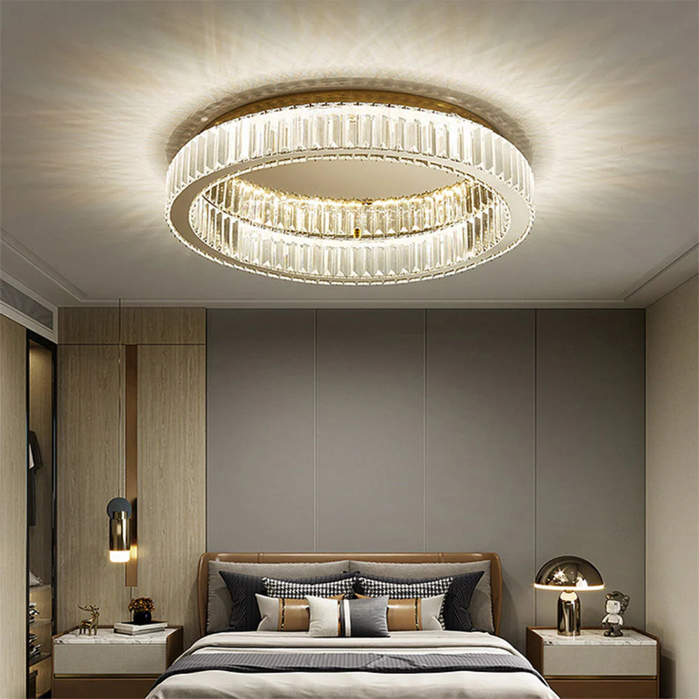 Modern Creative Round Crystal Ceiling Light
