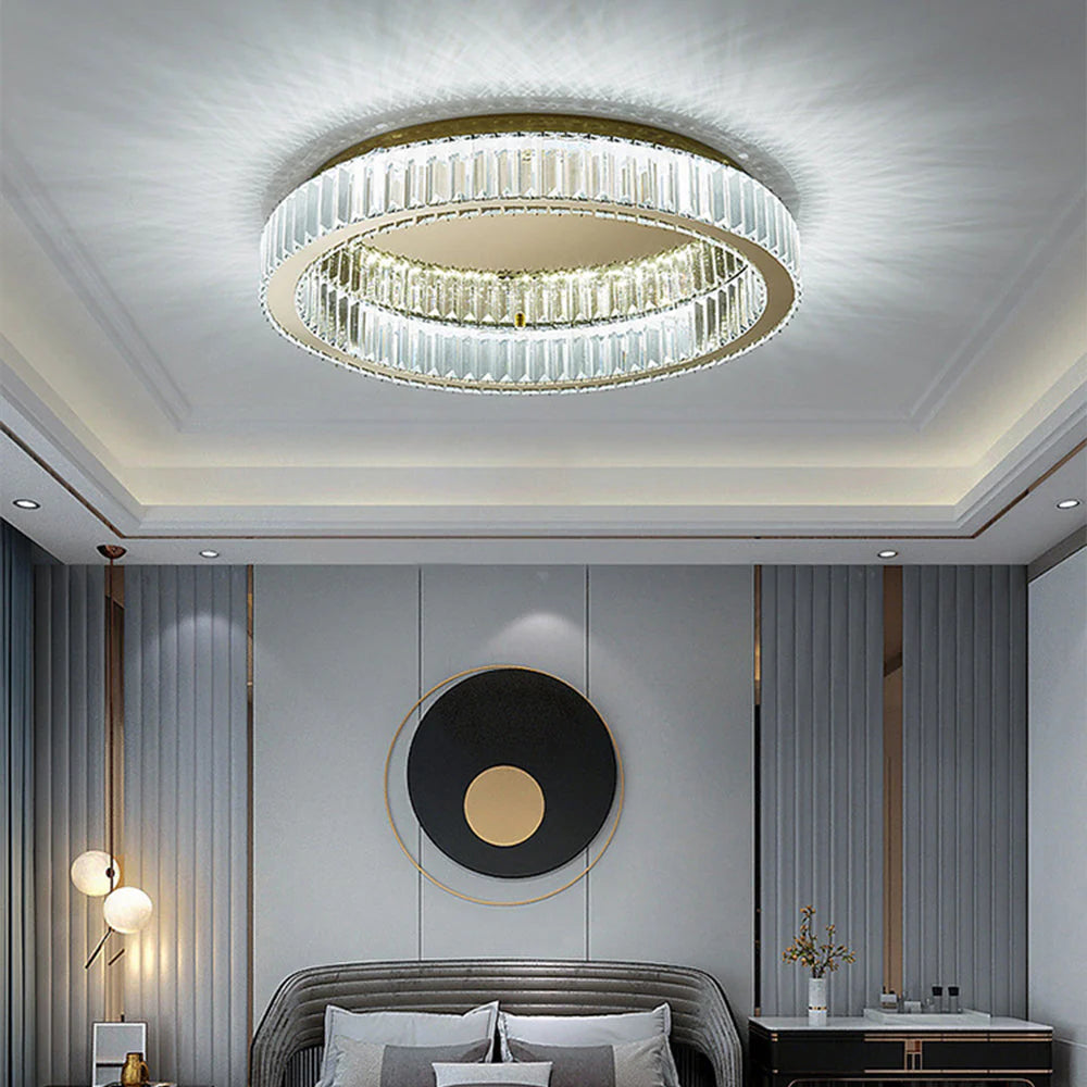 Modern Creative Round Crystal Ceiling Light