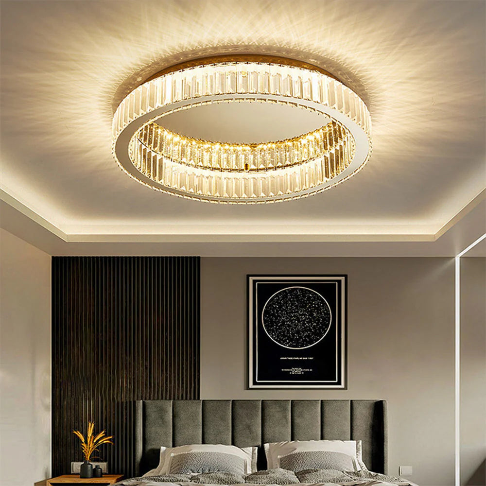 Modern Creative Round Crystal Ceiling Light