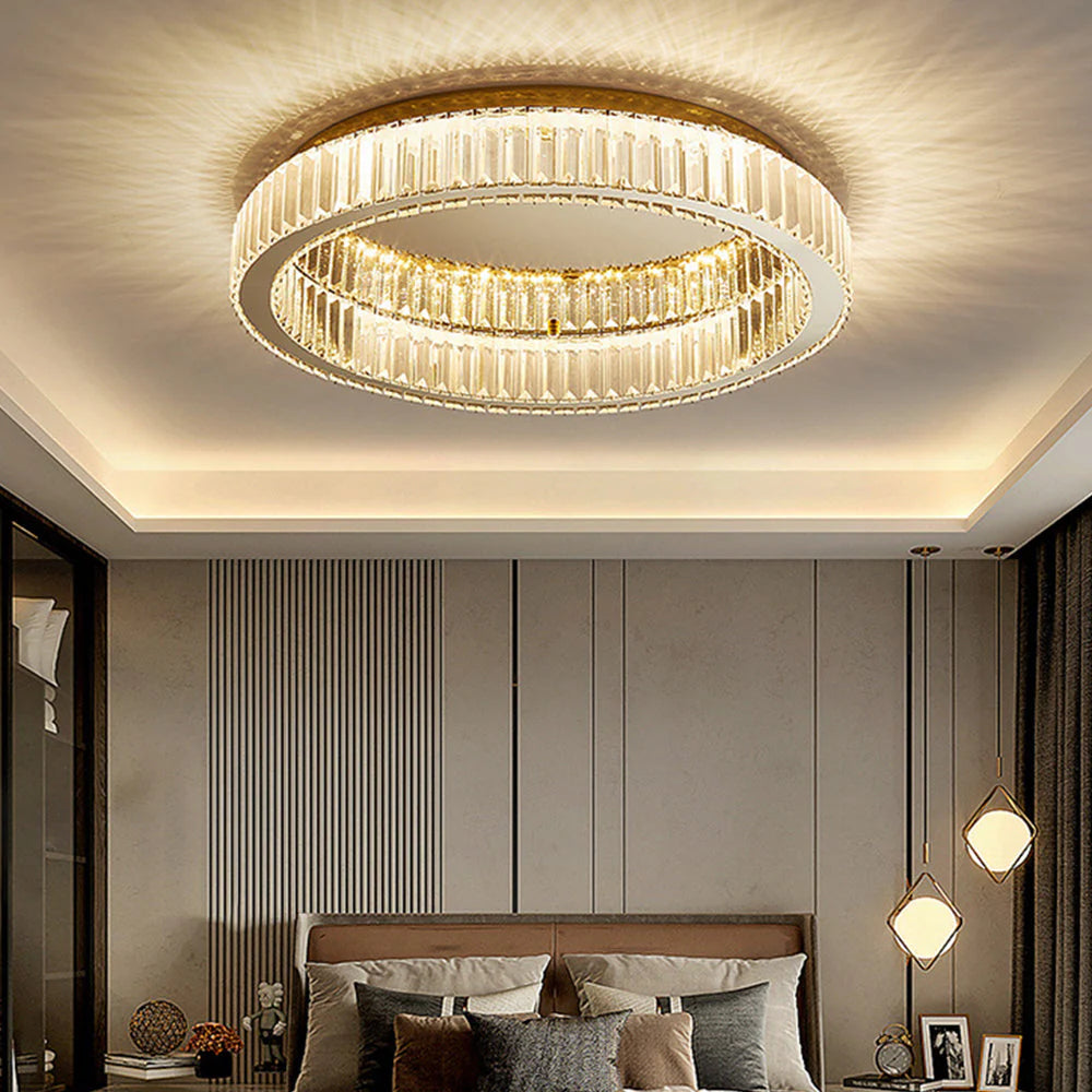 Modern Creative Round Crystal Ceiling Light